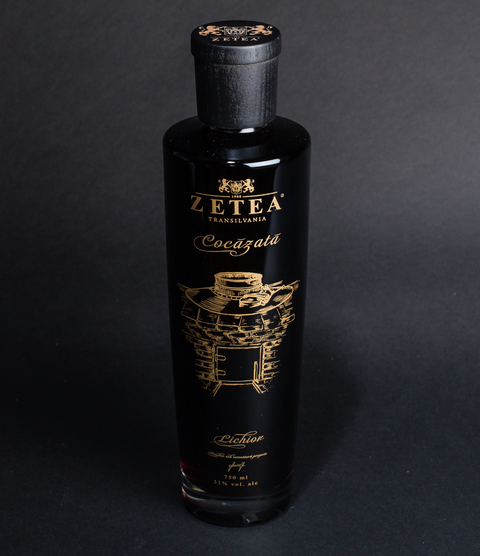 Zetea Blackcurrant Liqueur (Cocazata / Lichior coacaze) 750ml