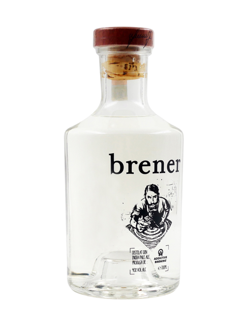 Zetea Brener Distilled IPA Beer collab with Addictive Brewing (Bierbrand / Bierschnaps / Hop whiskey / Distilat de bere) 40% ABV 700ml