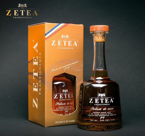 Zetea Apricot Brandy (Palinca caise / Apricot palinka) 700ml