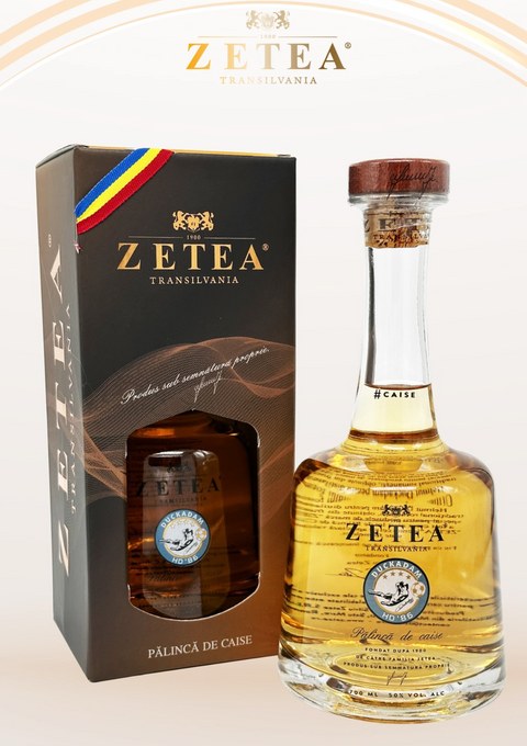 Zetea Apricot Brandy (Palinca caise / Apricot palinka) 700ml